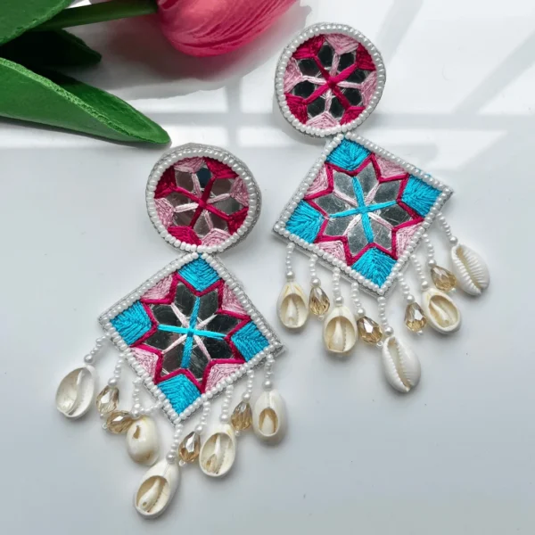 Abha Handmade Beaded Earrings