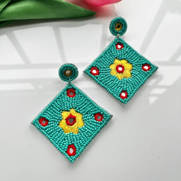 Disha Handmade Beaded Earrings