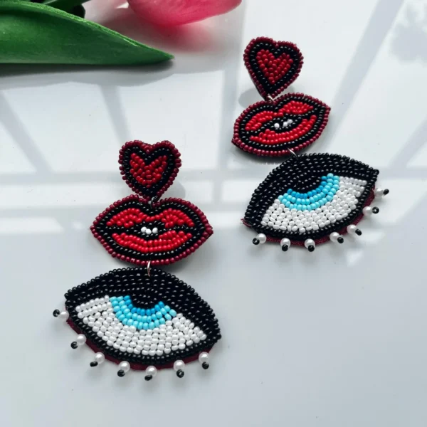 Divya Handmade Beaded Earrings