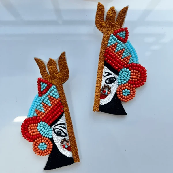 Gauri Handmade Beaded Earrings