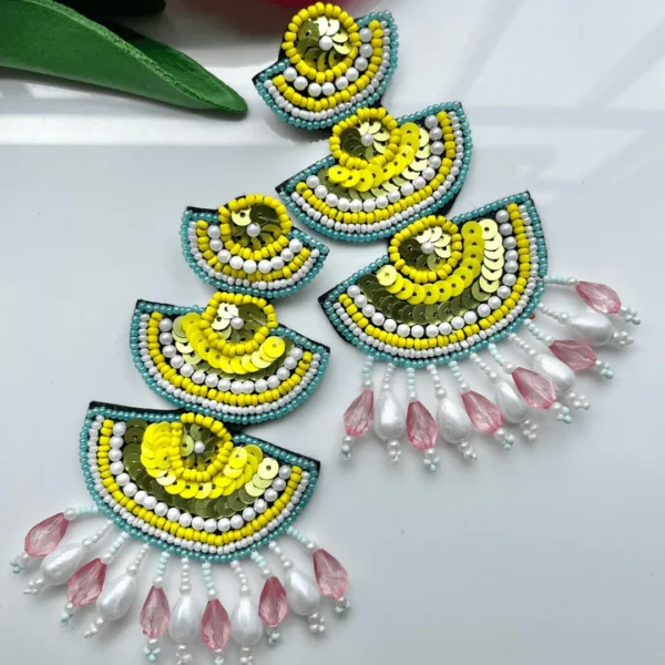 Ira Handmade Beaded Earrings