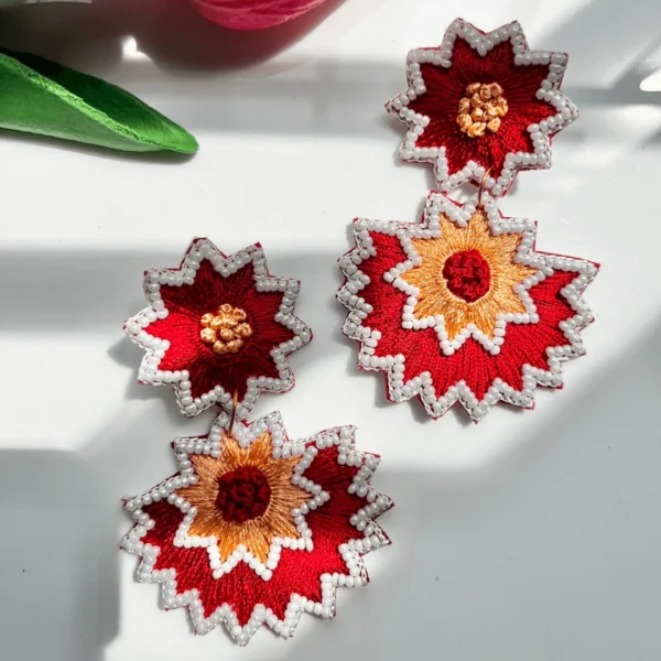 Jhalar Handmade Beaded Earrings