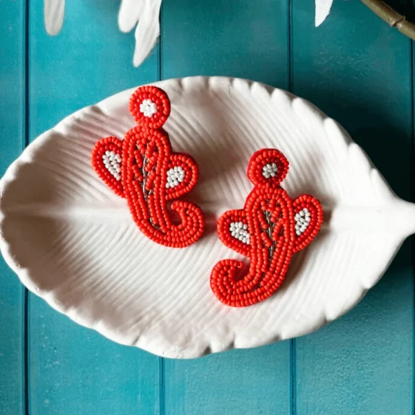 Little Gannu Handmade Beaded Earrings