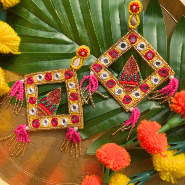 Myra Handmade Beaded Earrings