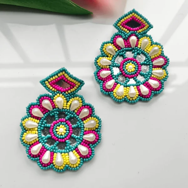 Ojasvi Handmade Beaded Earrings