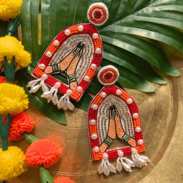 Sanskriti Handmade Beaded Earrings