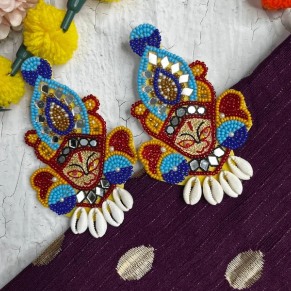 Shakti Jhalak Hanmade Beaded Earrings