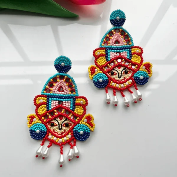 Trinetri Handmade Beaded Earrings