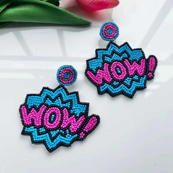 WOW Handmade Beaded Earrings